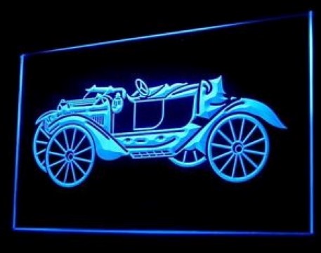 Vintage Car Old LED Neon Sign